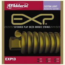 D'Addario EXP13 80/20 Bronze Custom Light 11-52