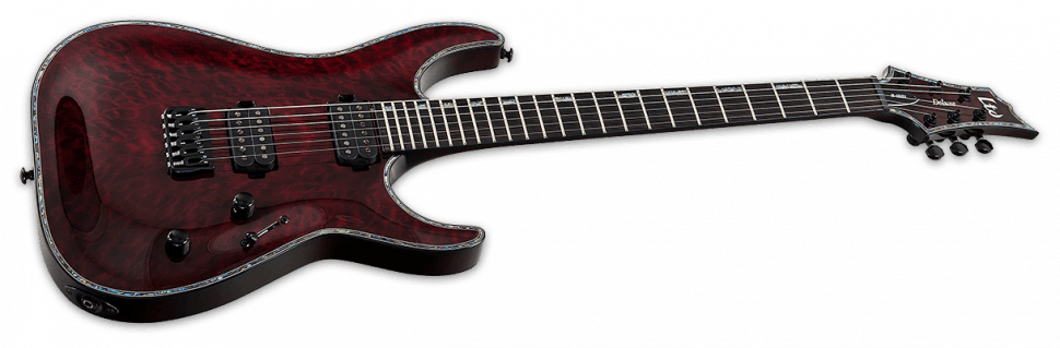 Электрогитара LTD H-1001QM (See Thru Black Cherry)