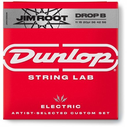 Струни до електрогітари Dunlop JRN1156DB Jim Root String Lab Series Guitar Strings 11-56 - Фото №147401