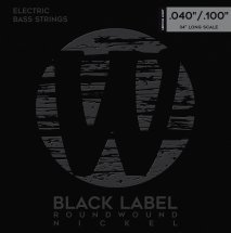 Warwick 41210 Black Label, Nickel-Plated, Medium Light 4-String (40-100)