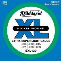  D'Addario EXL130 XL Extra Super Light 08-38