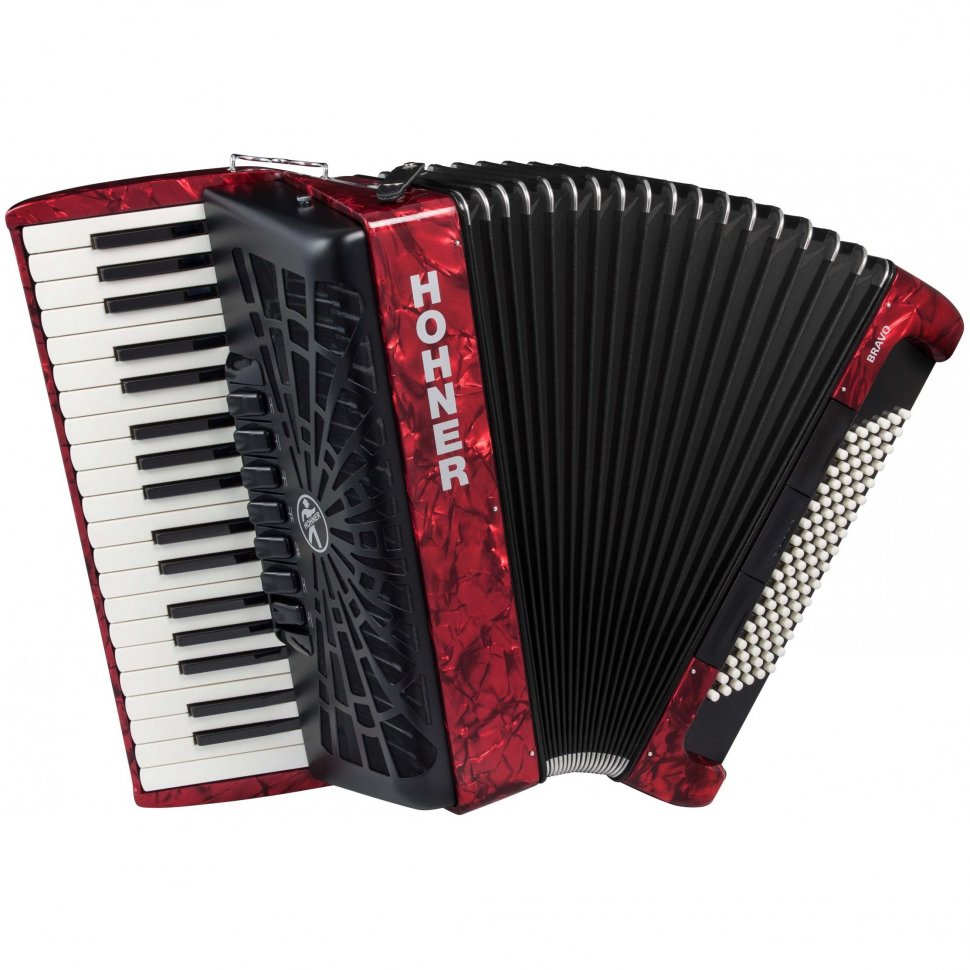 Аккордеон Hohner Bravo III 96 Red A16732 SilentKey