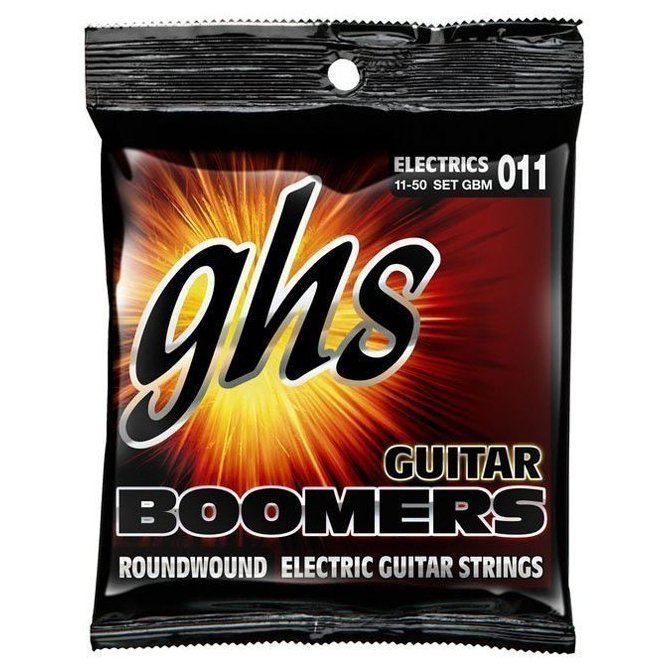 Струны для электрогитары GHS Boomers GBM, 11-50