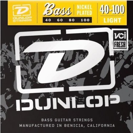 Струны для бас-гитары Dunlop DBN40100 Nickel Plated Steel Light 40-100 - Фото №18761