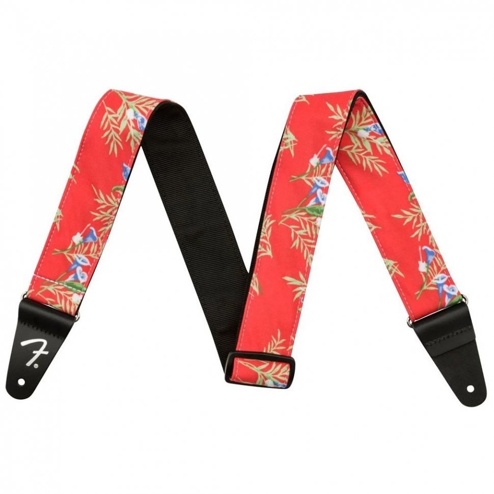 Гітарний ремінь Fender Strap 2" Hawaiian Straps Red Floral