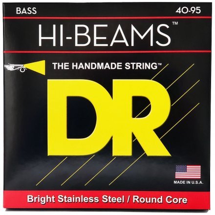 Струни до бас-гітари DR STRINGS HI-BEAM BASS - LIGHT (40-95) - Фото №154871