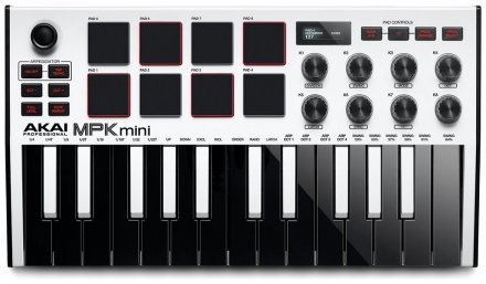 Миди-клавиатура Akai MPK MINI3 White