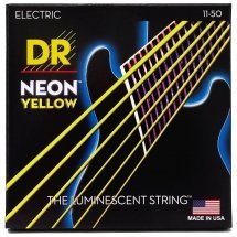 DR STRINGS NEON YELLOW ELECTRIC - HEAVY (11-50)