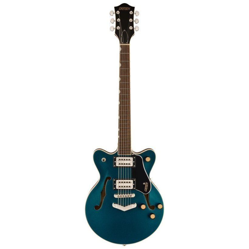 Напівакустична електрогітара Gretsch G2655 Streamliner Center Block JR. Double-Cut With V‑Stoptail Midnight Sapphire Напівакустична електрогітара Gretsch G2655 Streamliner Center Block JR. Double-Cut With V‑Stoptail Midnight Sapphire