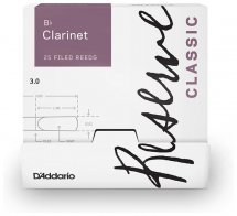 D'Addario Reserve Classic - Bb Clarinet 3.0 - 25 Box
