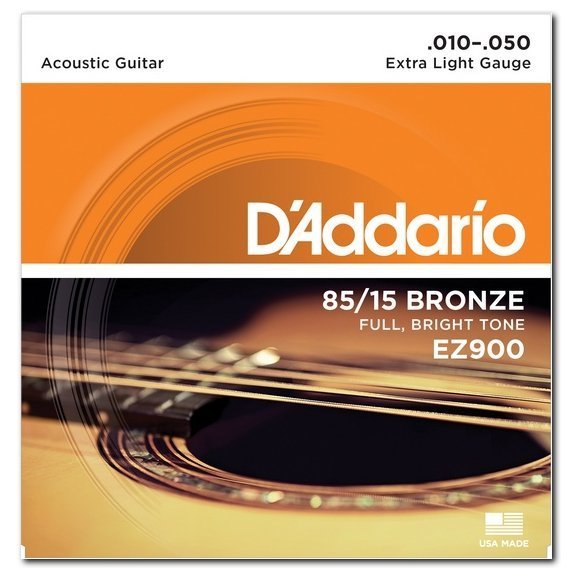 Струни для акустичної гітари D'Addario EZ900